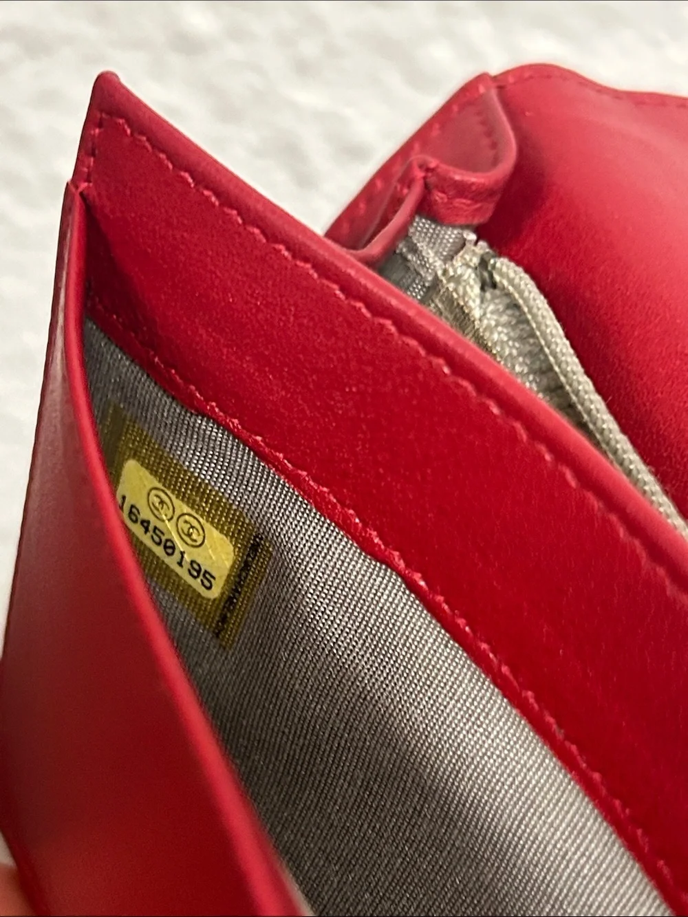 CHANEL authentic red